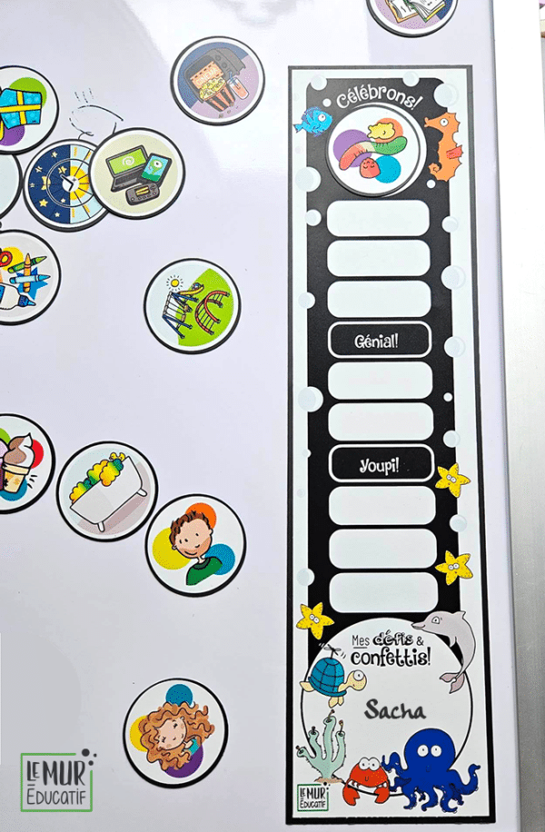 Ensemble PLANIFICATION ET MOTIVATION magnétique – Image 8
