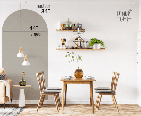 Arche murale adhésive offerte en plusieurs couleurs tendances – Image 2