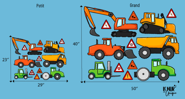Superbe collection de camions et machinerie de la construction – Image 2