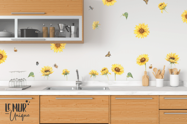 Jolies tournesols champêtres