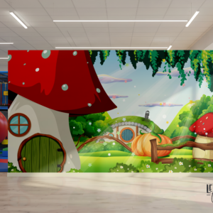 Village de champignons ludiques